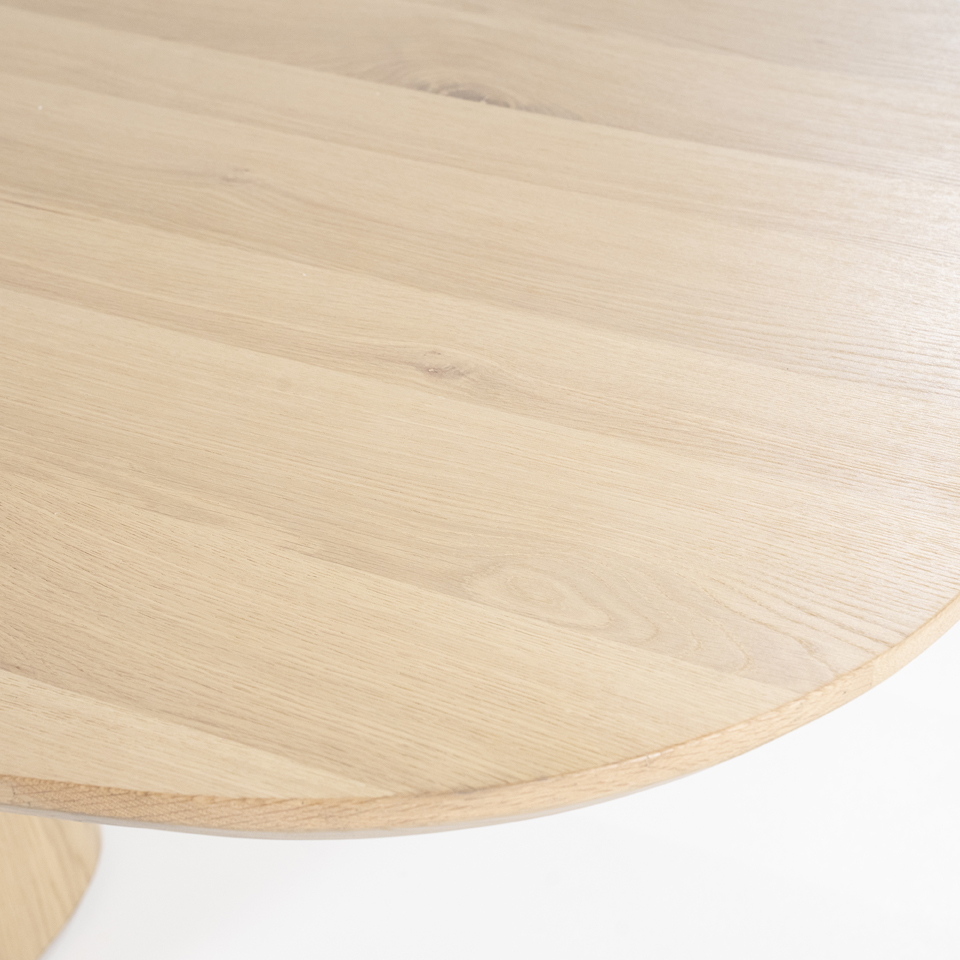 Esstisch ARON Nola 250 x 110 cm oval Eiche Holz natur
