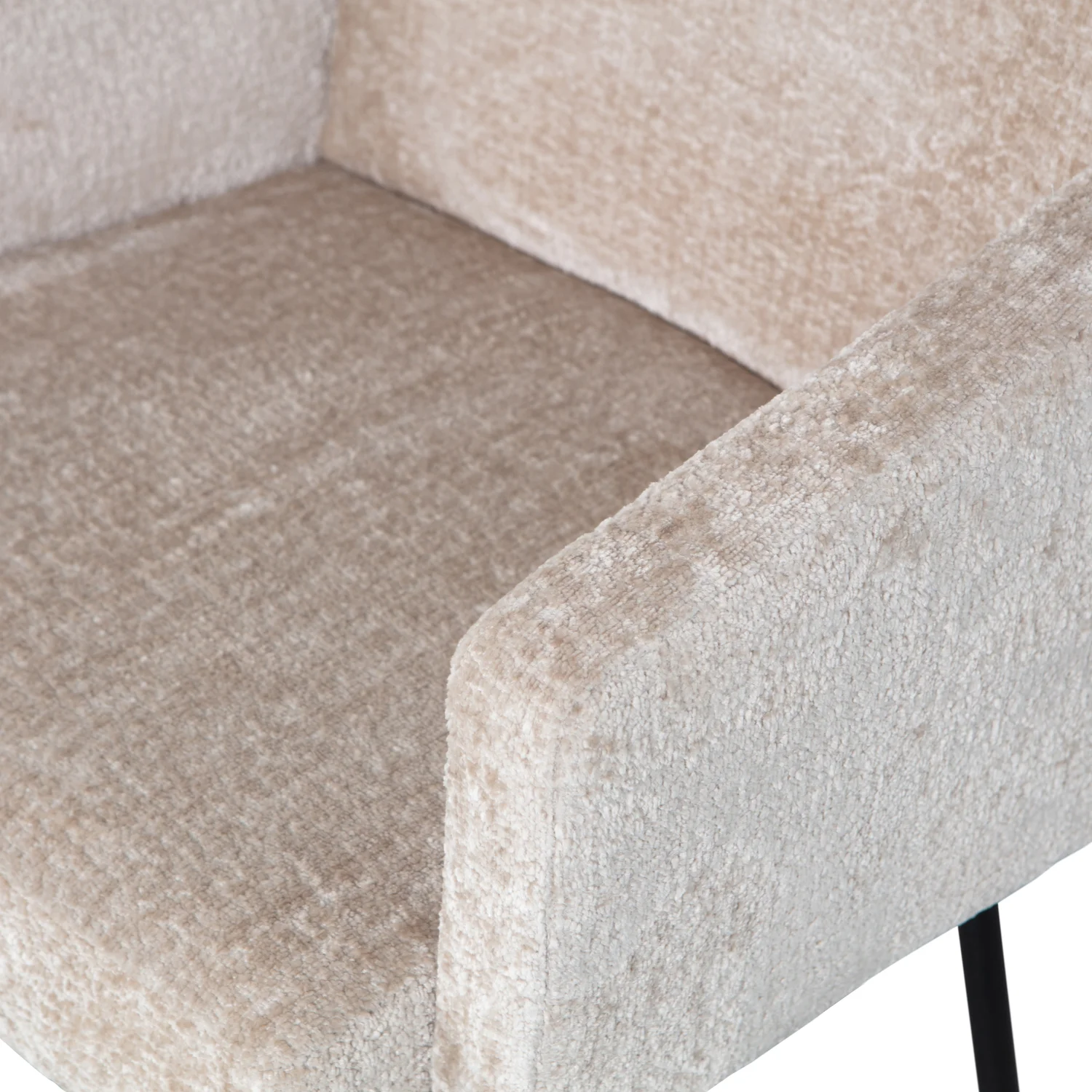 Armlehnstuhl MOUNT Webstoff natur