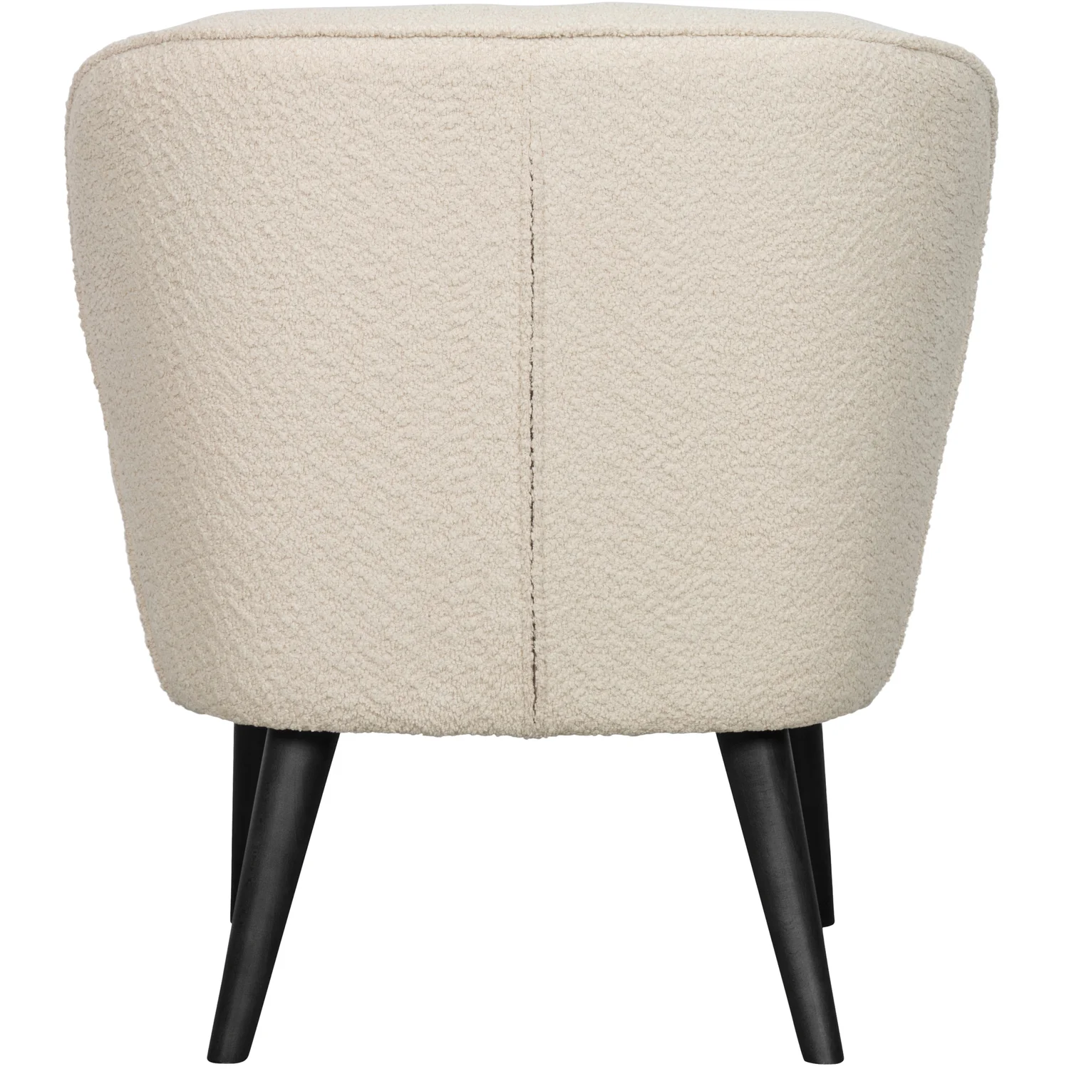 Sessel SARA Bouclé cremefarben Loungesessel Clubsessel Chair