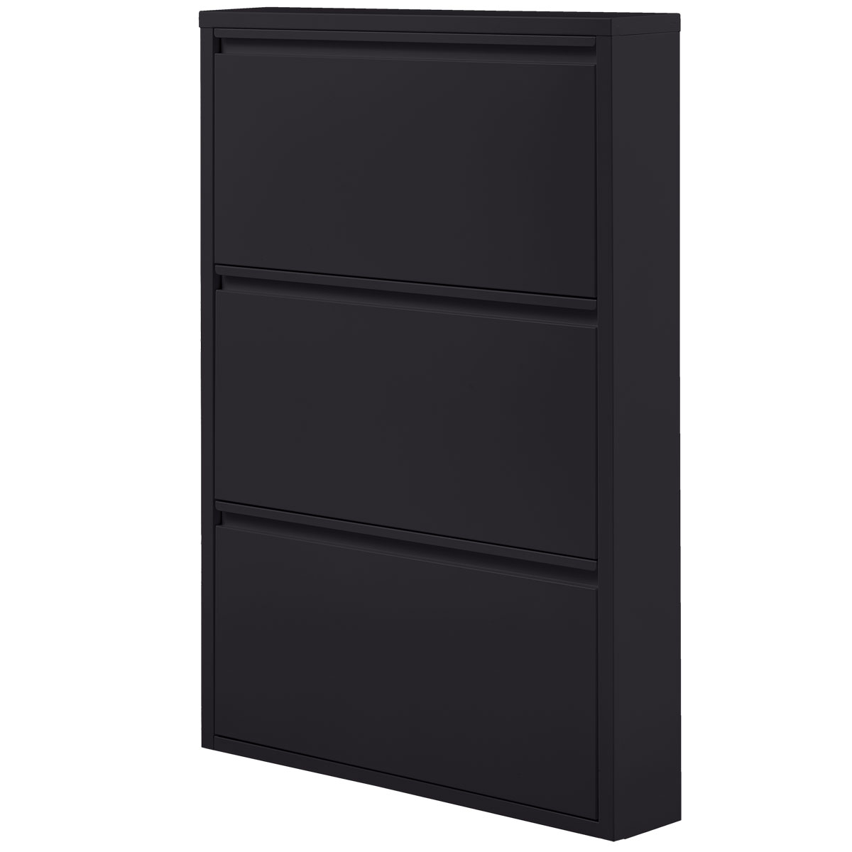woood Schuhschrank SABINE B 66 cm Metall schwarz