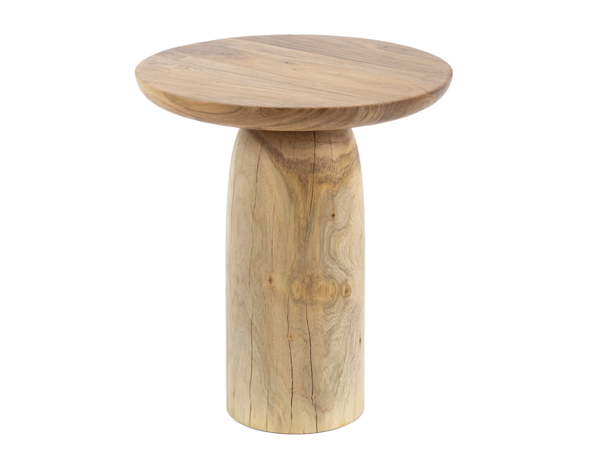 Beistelltisch Ocean rund Ø 40 cm Akazienholz natur