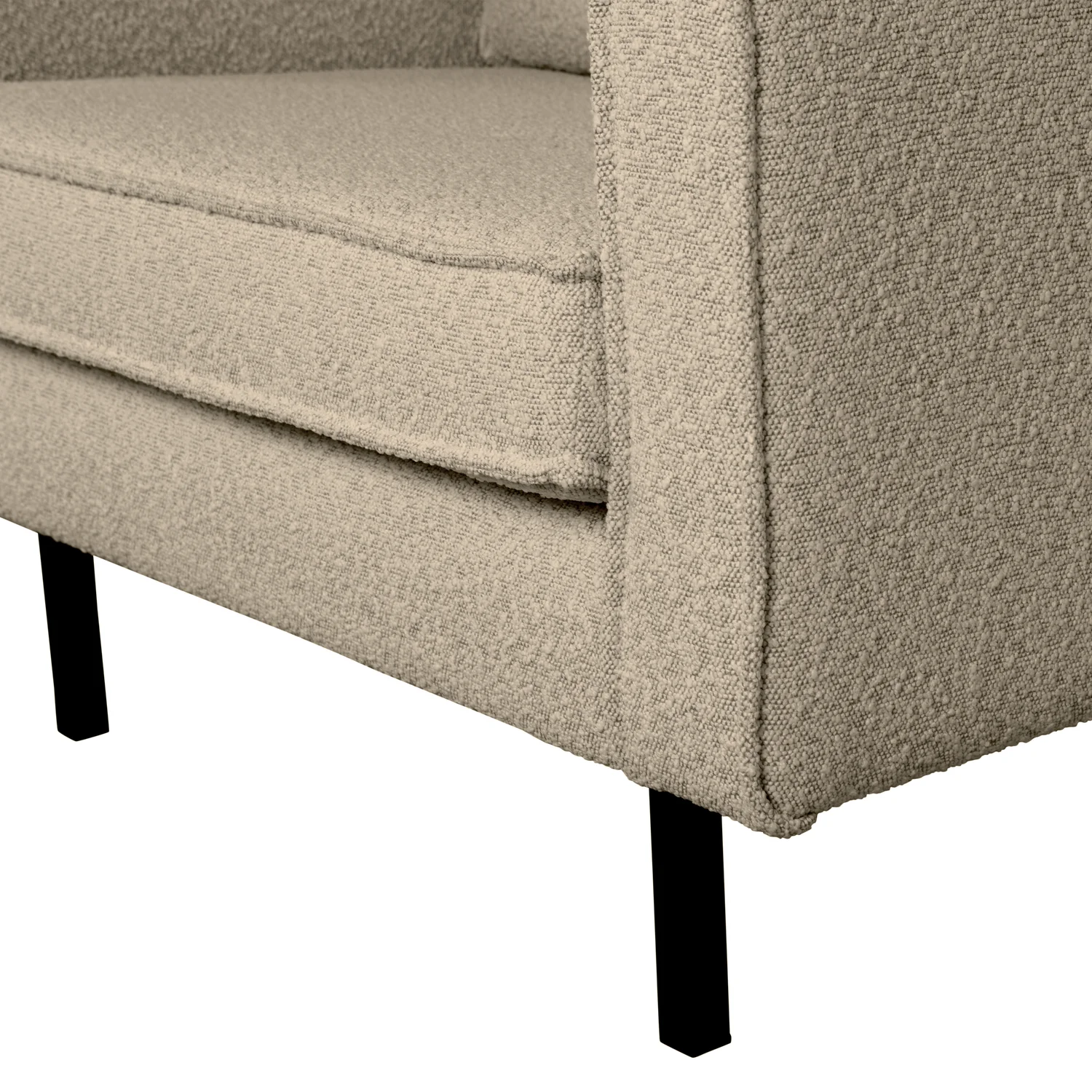 1,5 Sitzer Sessel Rodeo Bouclé beige Loungesessel