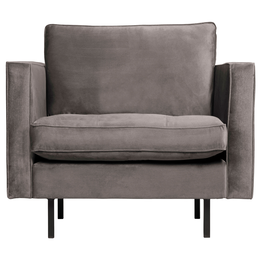 1,5 Sitzer Sessel Rodeo Classic Samt taupe