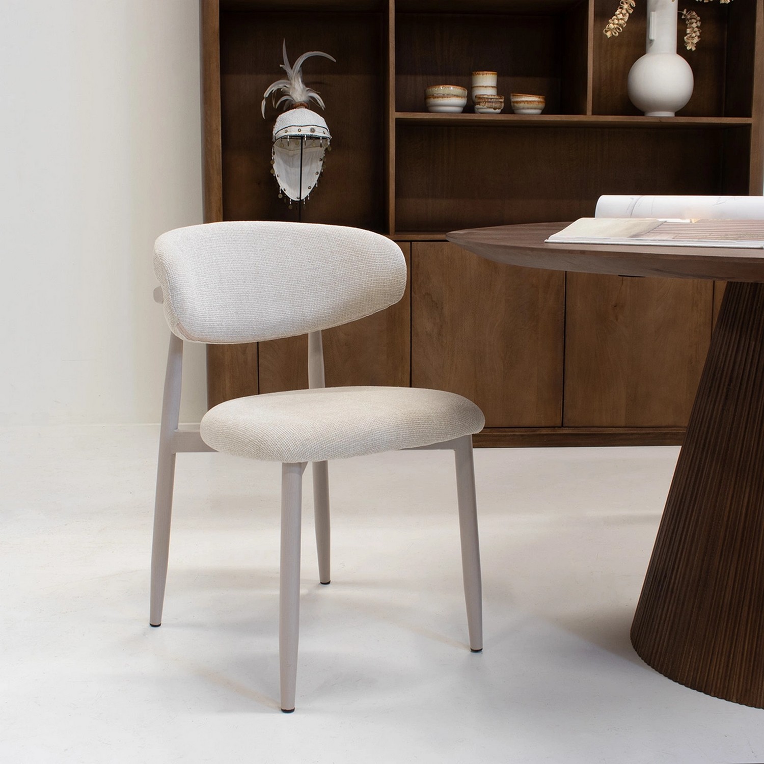 Esszimmerstuhl Stuhl NOVA Bezug beige
