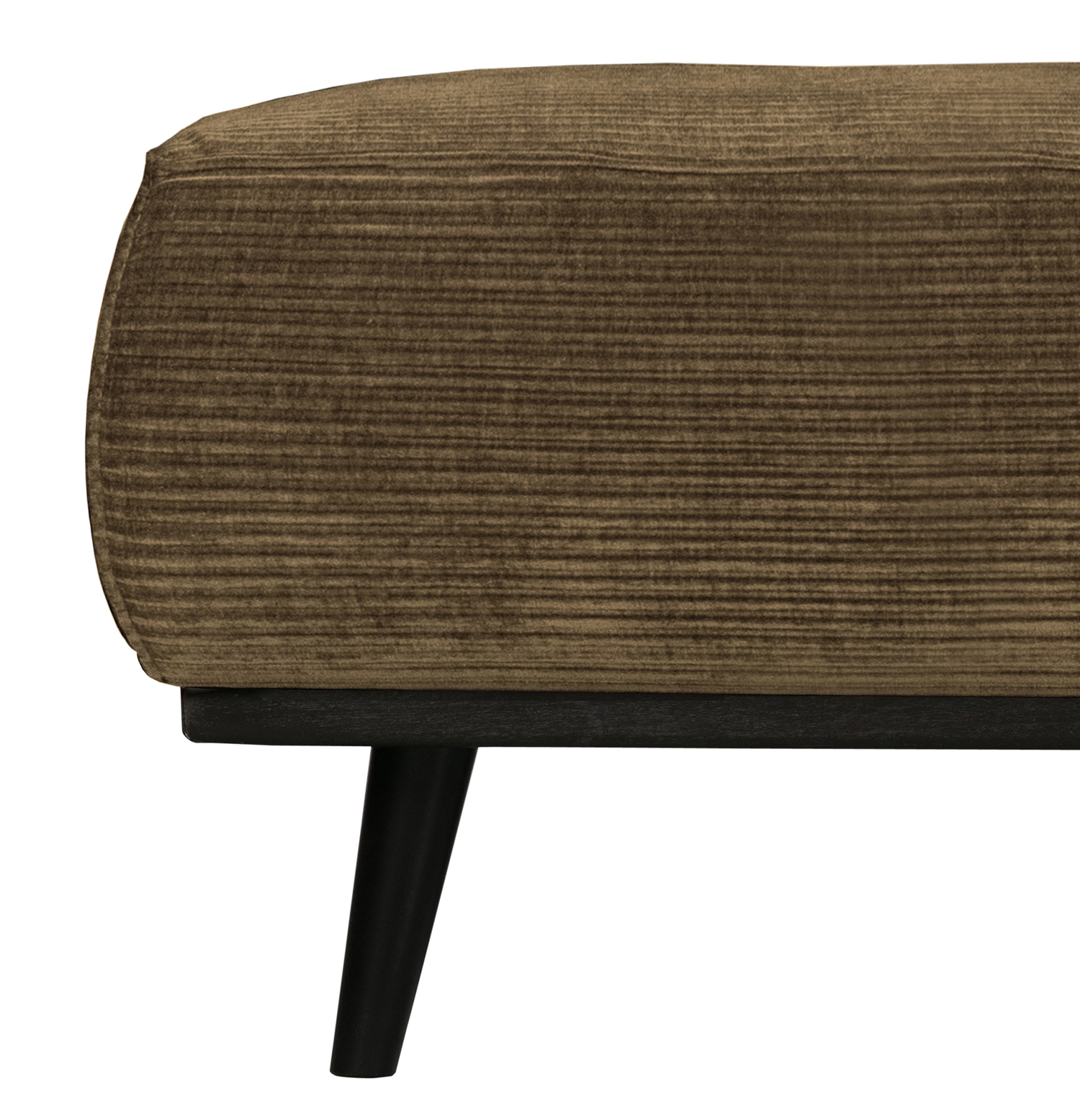 Hocker Statement Rib Cord rock Fußhocker Pouf