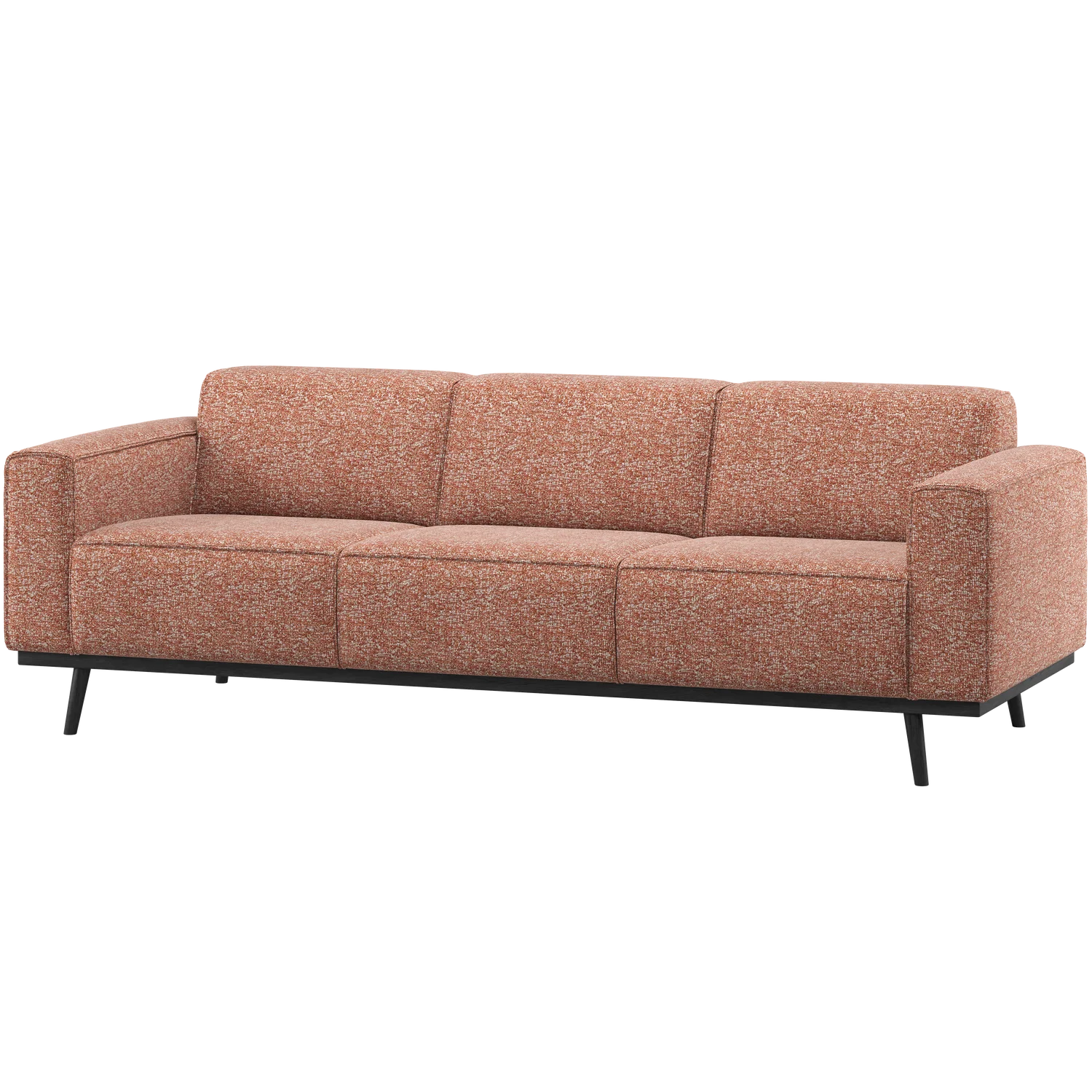 3 Sitzer Sofa Statement Webstoff Melange terra Couch