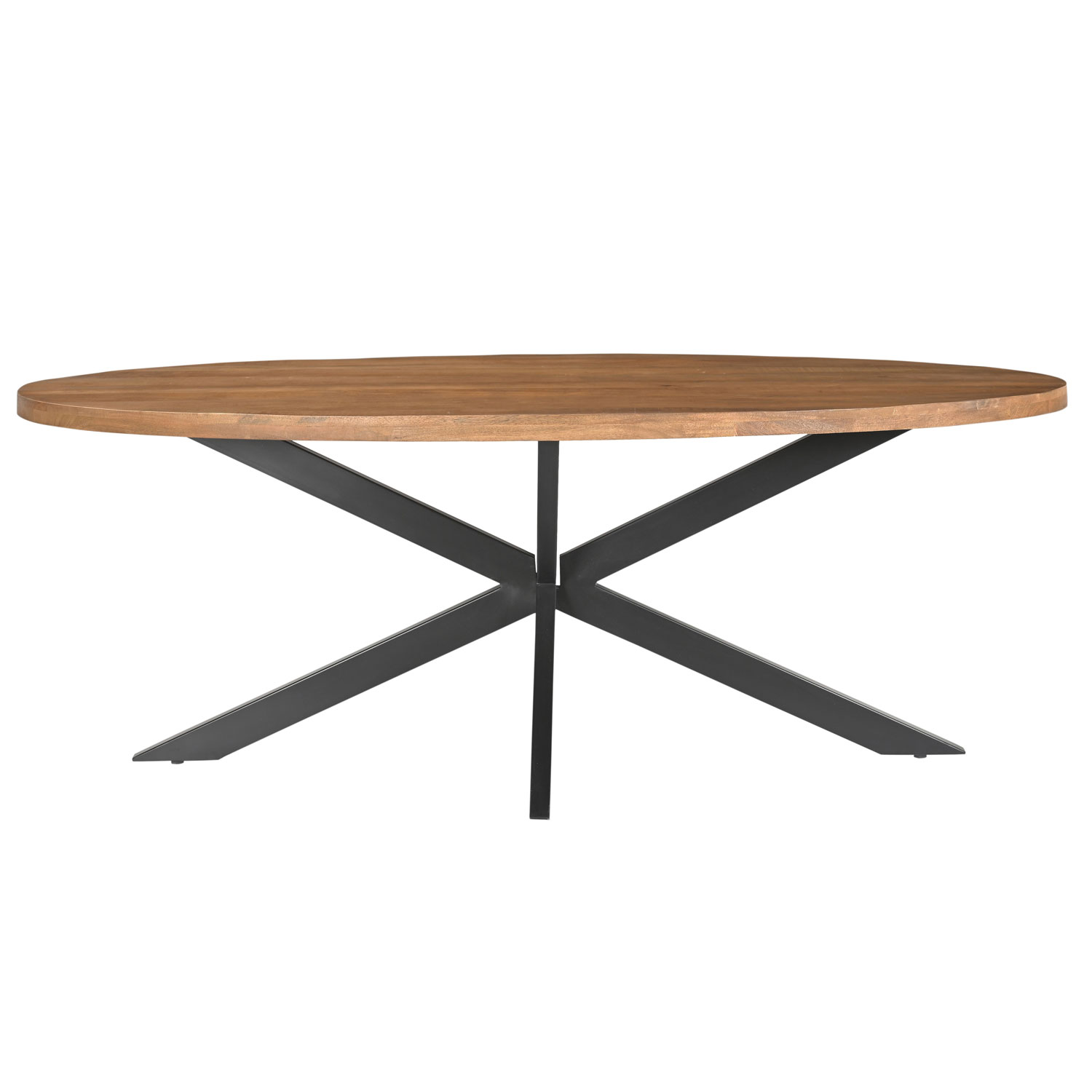 Esstisch Rocky oval 210 x 110 cm Mangoholz