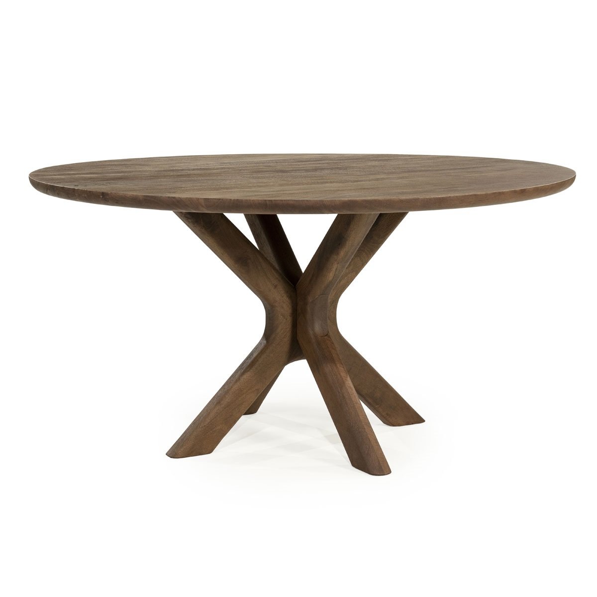 Esstisch Tycho rund 150 cm Mango Massivholz 