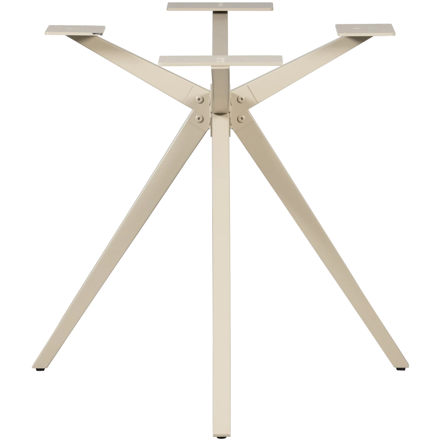 Tischbein HOLLAND Kreuzbein Tischgestell Metall dakargrau