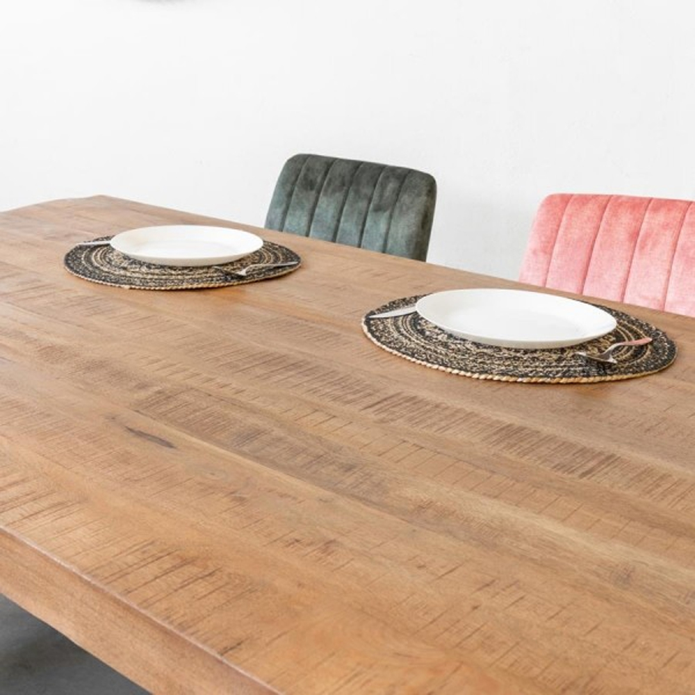 Esstisch Duro 160 x 90 cm Mango Massivholz