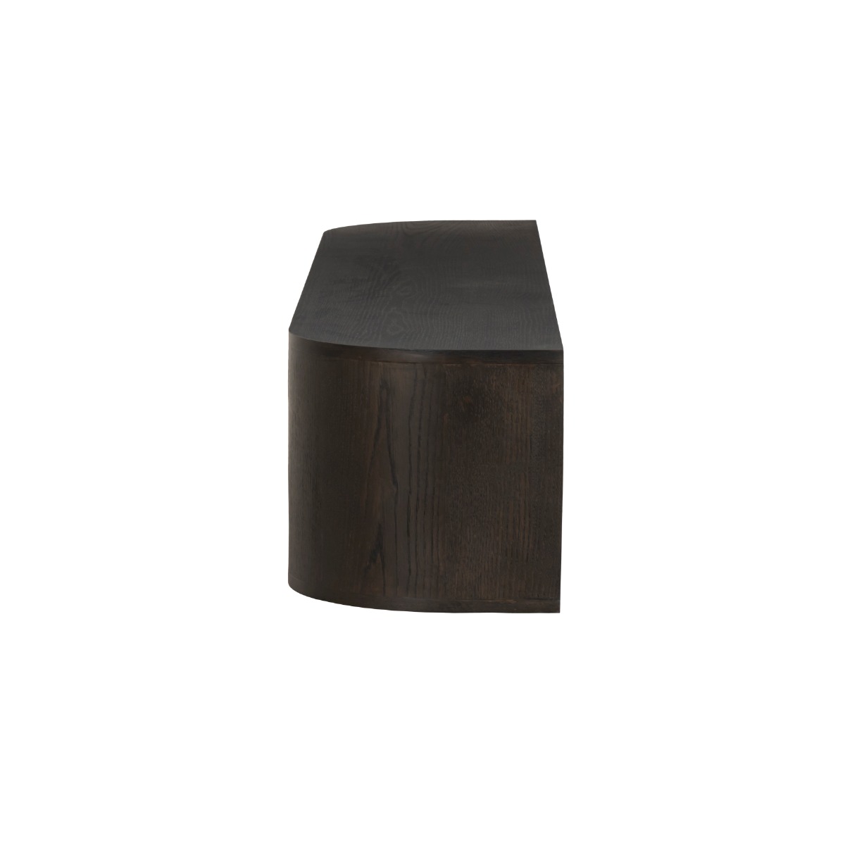 TV Möbel Lowboard Novero 180 cm schwebend Eichenholzfurnier Espresso braun Kommode
