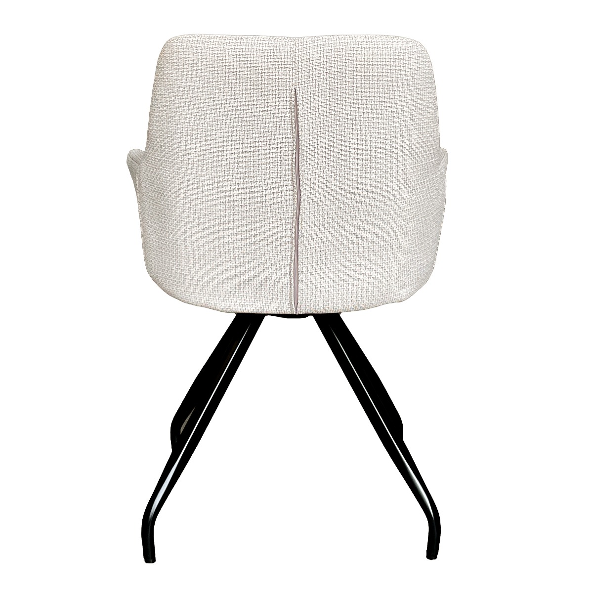 Esszimmerstuhl Duke drehbar Stoff beige