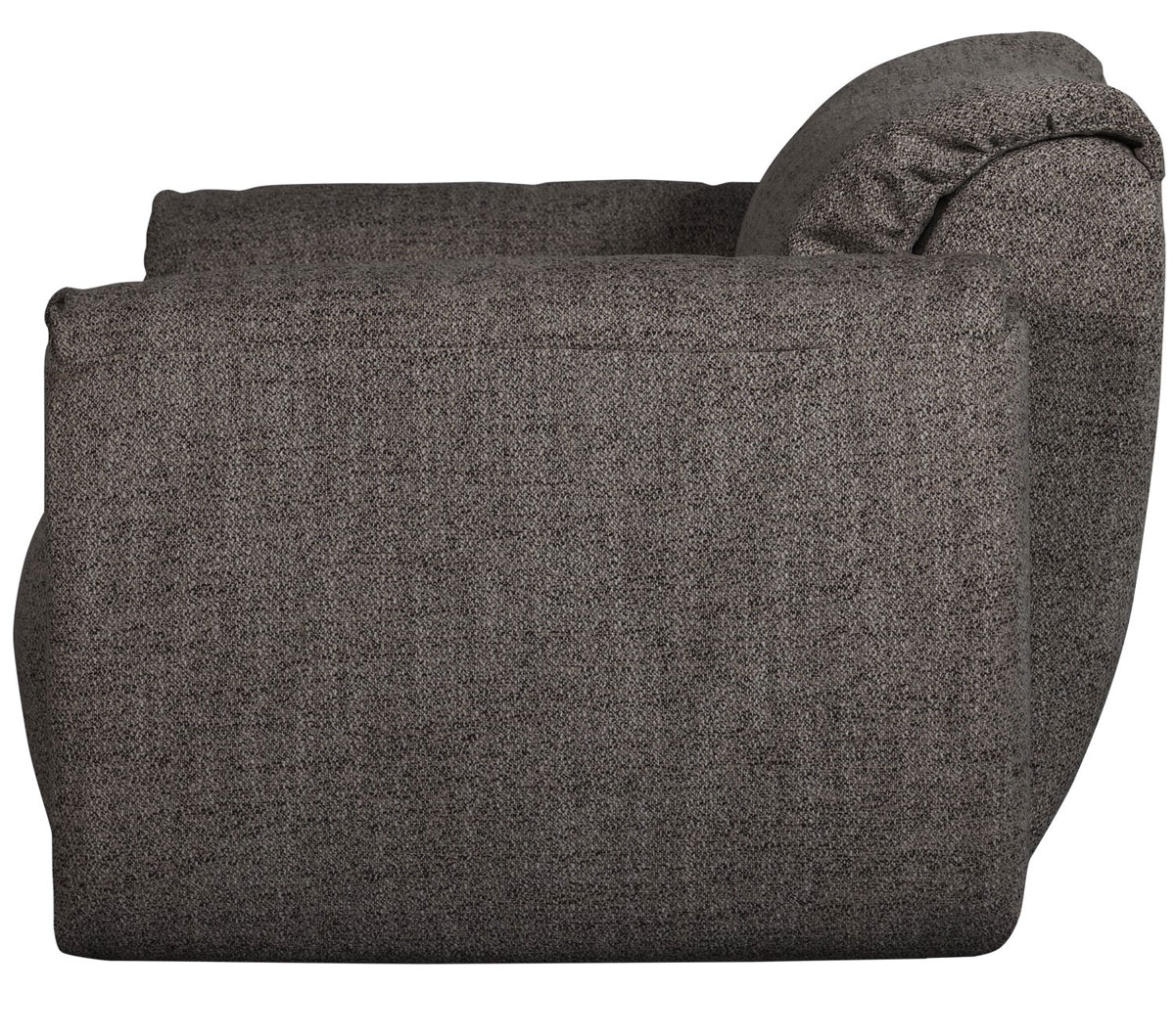 Loveseatsessel Sessel BAGGY Webstoff warmgrau melange