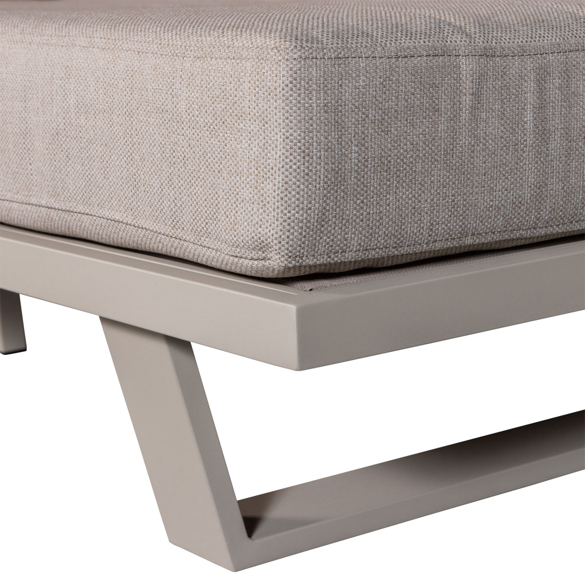 Gartenmöbel Lounge Sofa BEAR Alu sandfarben Outdoor