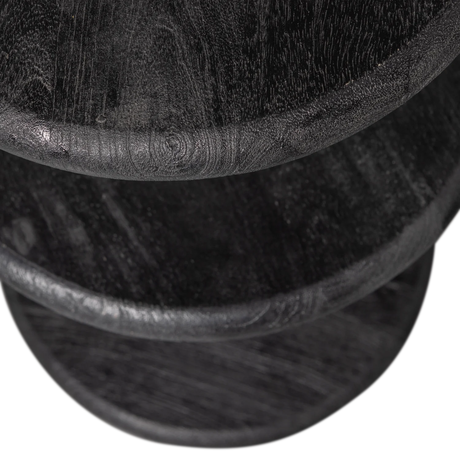 Barhocker KOLBY SH 74 cm Mango Massivholz schwarz
