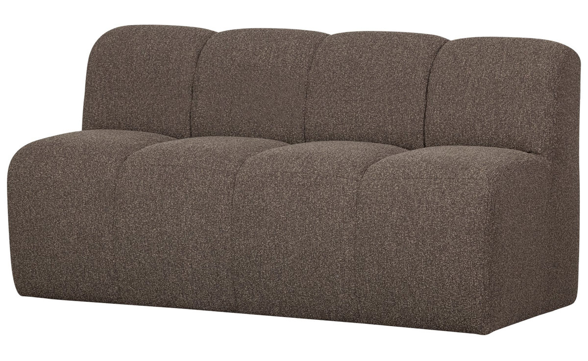 woood Esszimmerbank MOJO 164 cm Bouclé braun melange