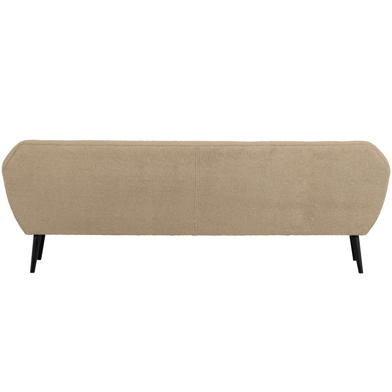 4 Sitzer Sofa Rocco B 230 cm Teddystoff sandfarben