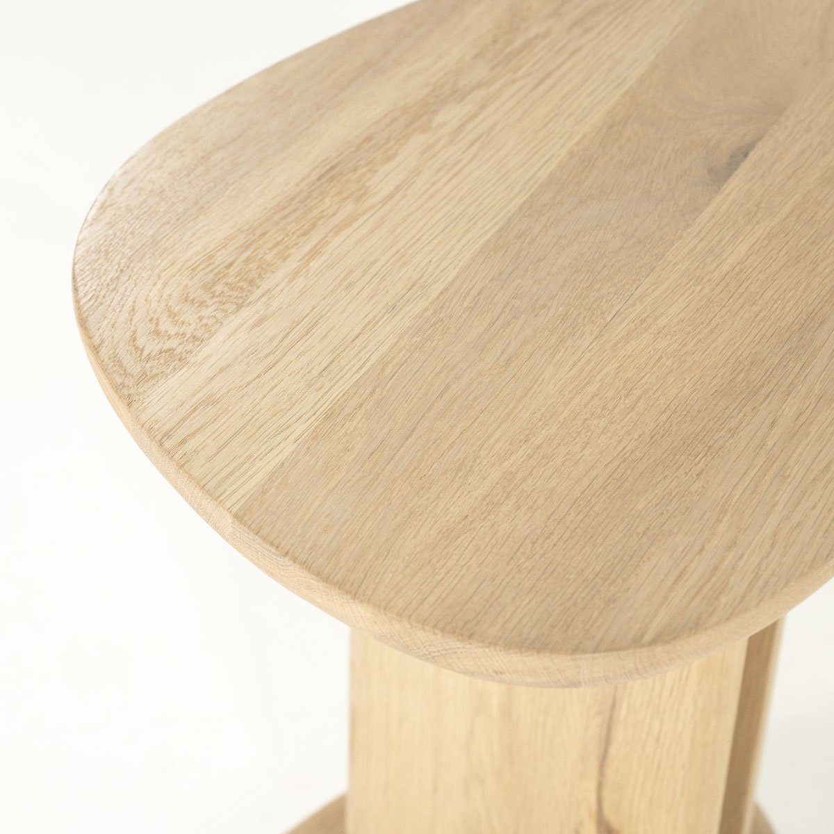 Beistelltisch Lori H 55 cm Eiche Massivholz brauntöne