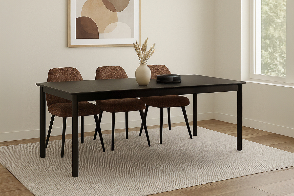 Esstisch Tobago 220 x 90 cm Eichenholzfurnier Espresso braun