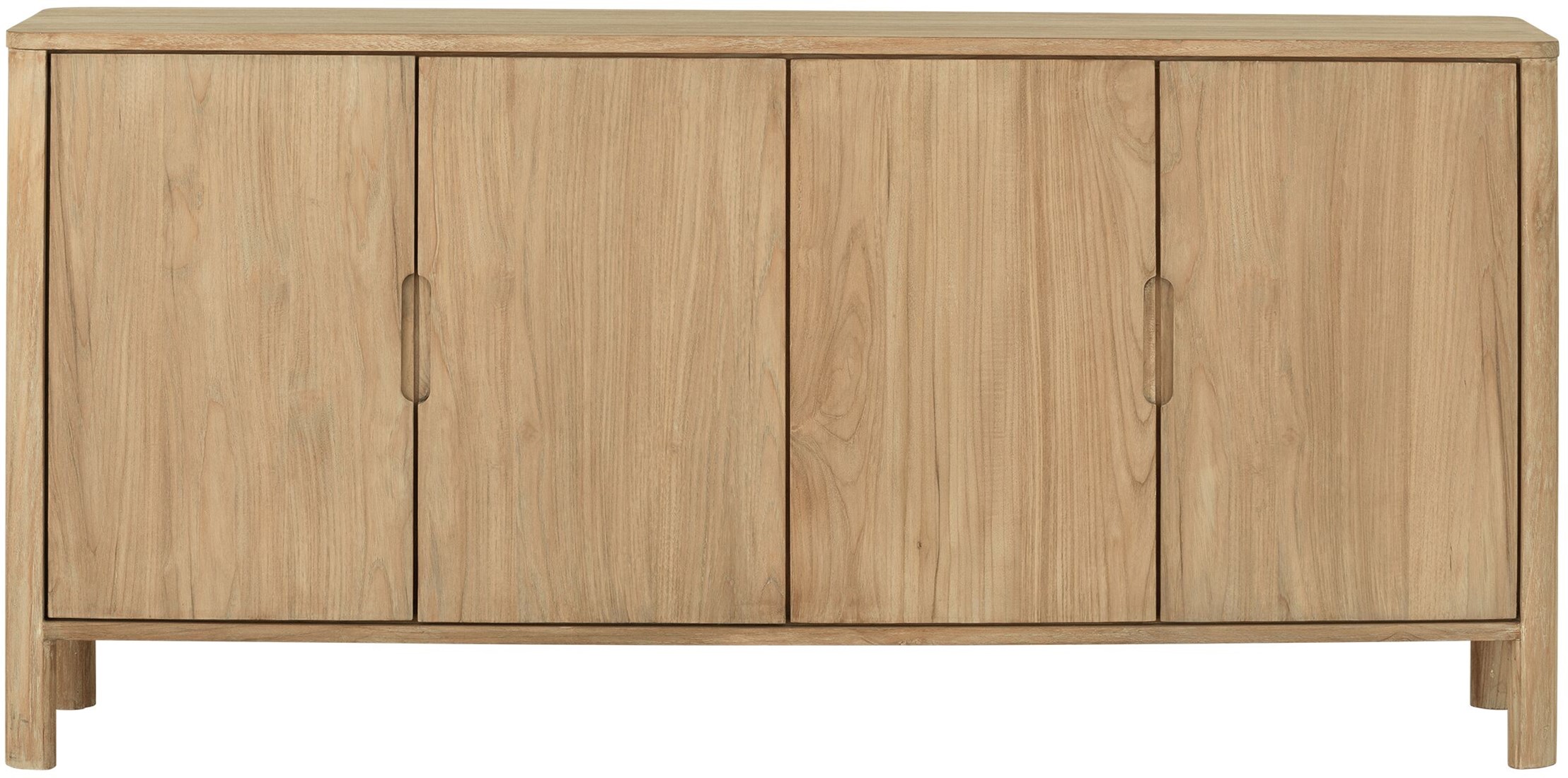 Sideboard Forte 180 cm Teakholz massiv natur Kommode