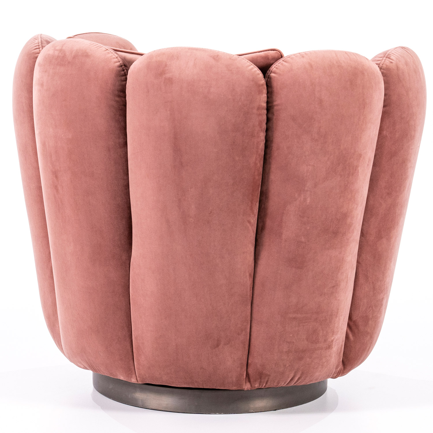 Retro Sessel Maria drehbar Samt Loungesessel