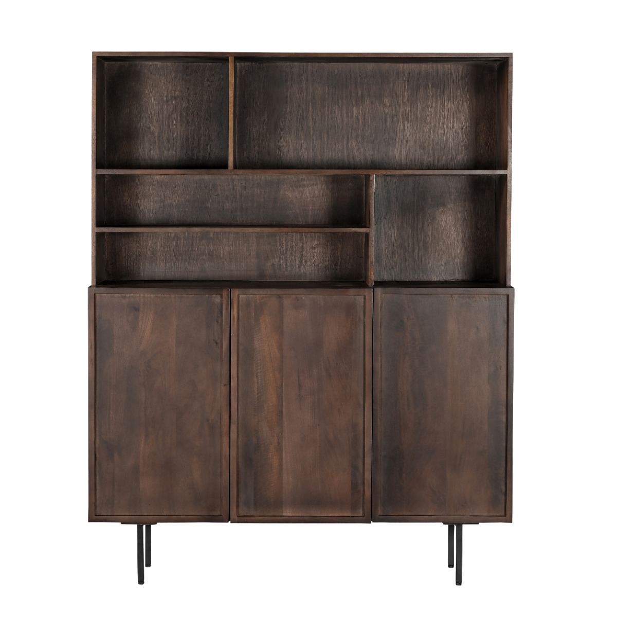 Anrichte Schrank Elan 135 cm Mangoholz braun  
