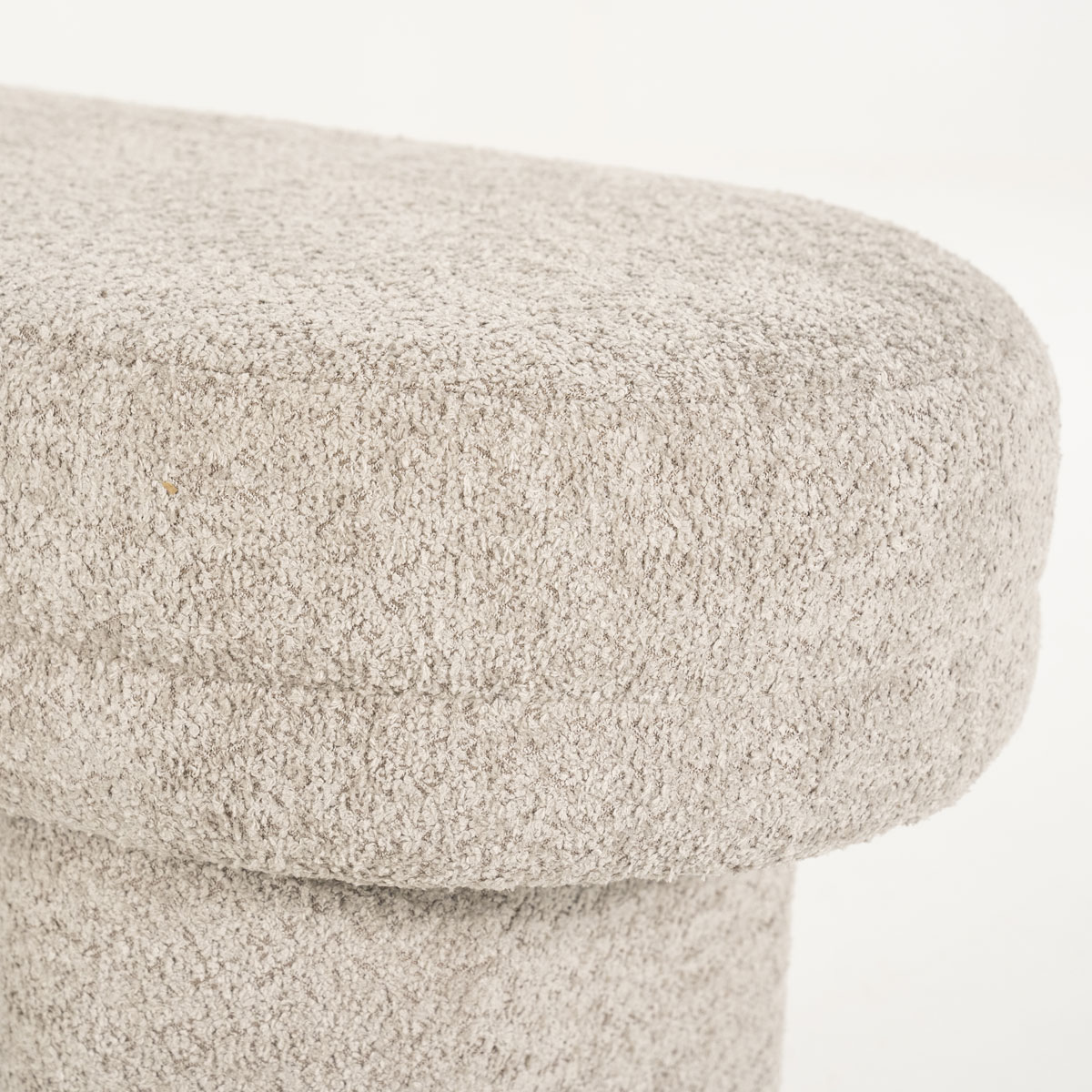 Esstischbank Rama 120 cm Teddystoff taupe Sitzbank