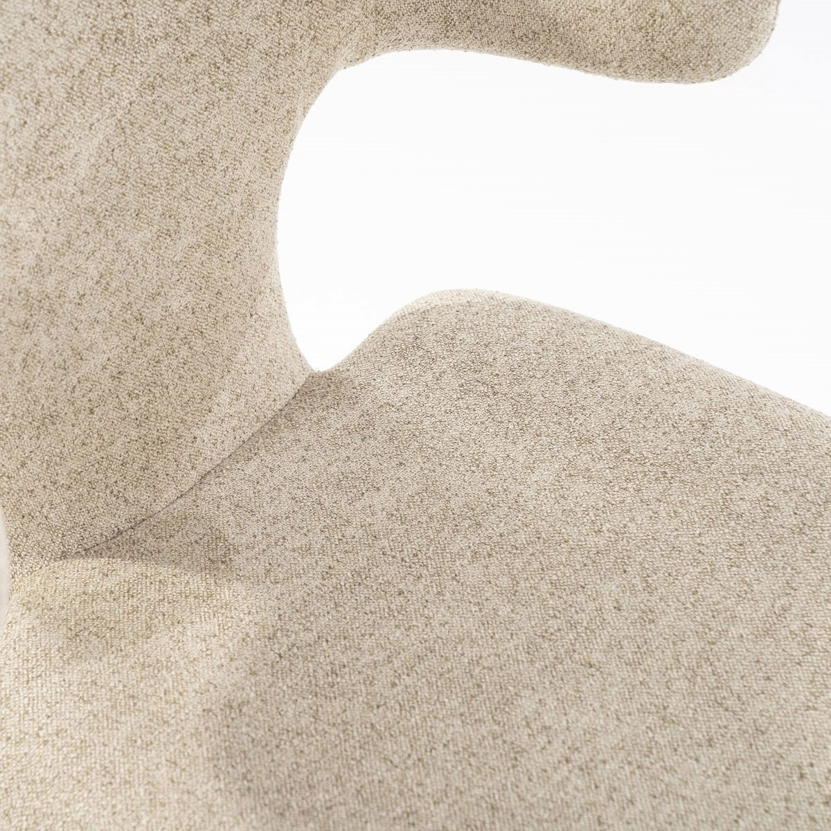 Esszimmerstuhl Dave taupe Stoffbezug