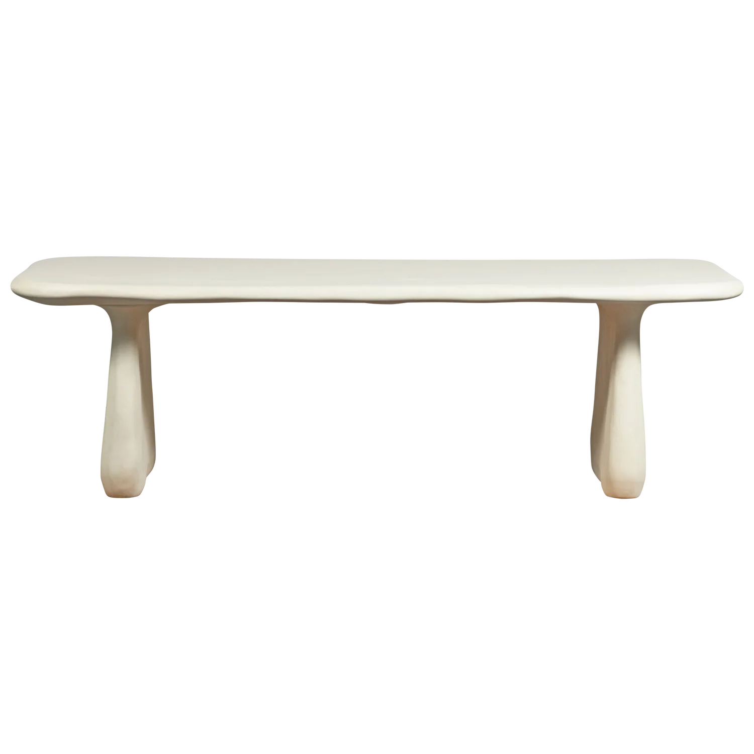 Esstisch LOGGIA organisch 240 x 100 cm Polymer natur Esszimmertisch