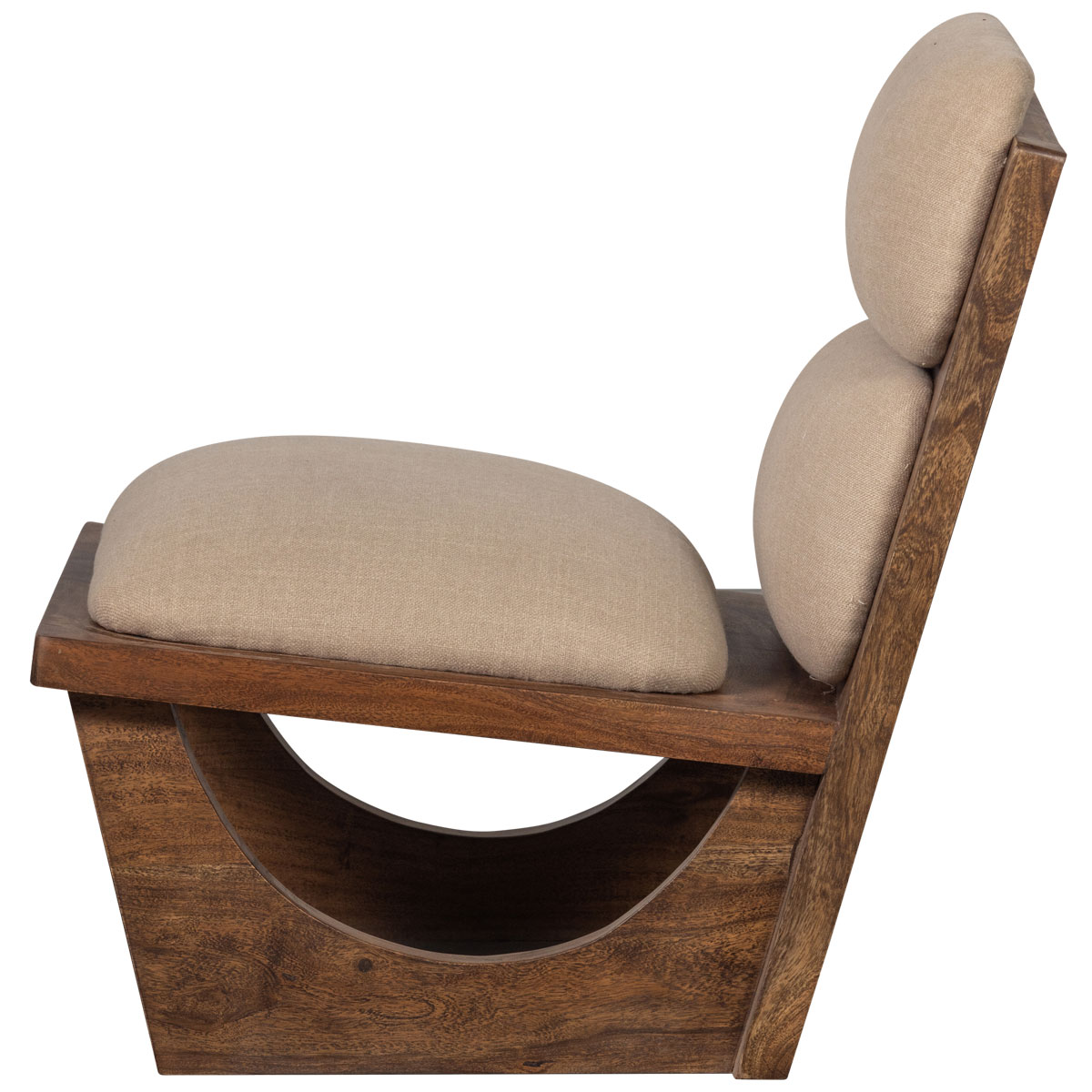 Sessel OPULENT BOUCLÉ natur Akazienholz