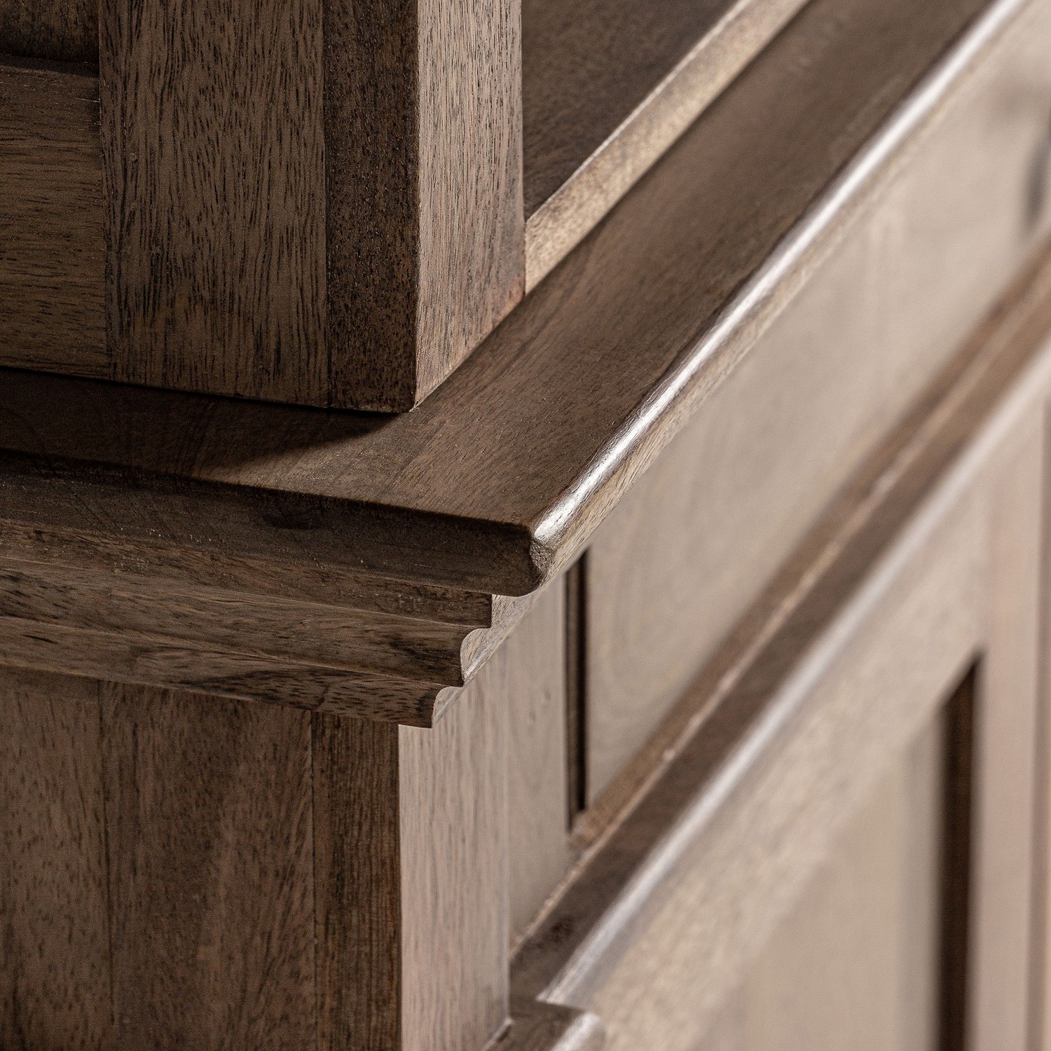 Bücherregal MANDERN aus Mangholz massiv