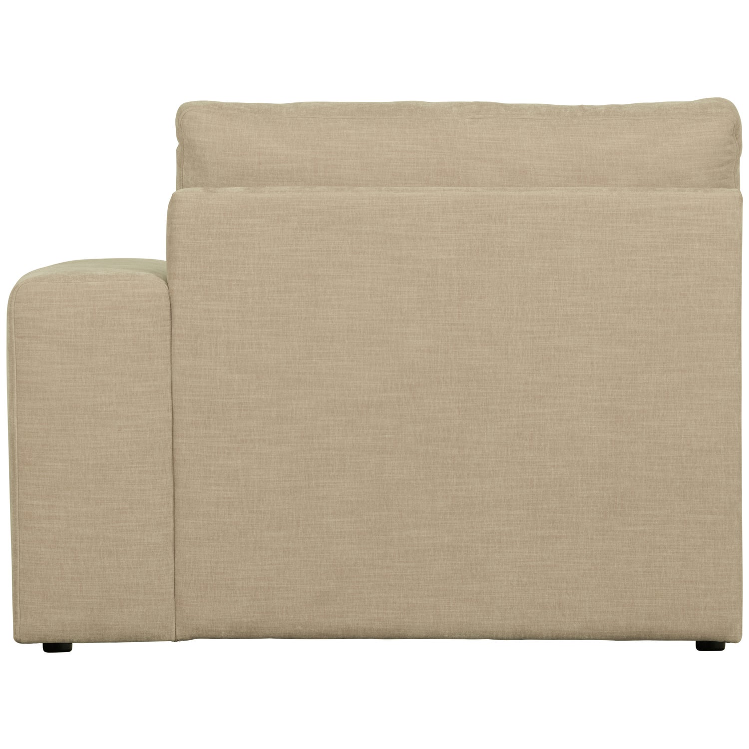 Sofaelement FAMILY mit Armlehne rechts Element Webstoff sand