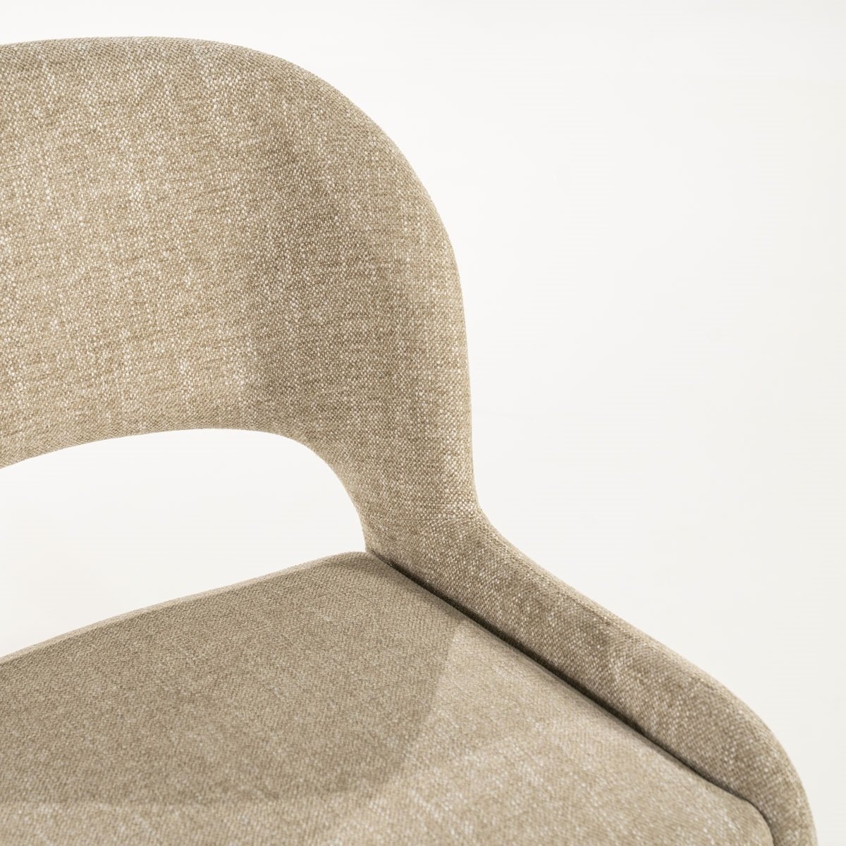 Esszimmerstuhl Odette Stoff taupe