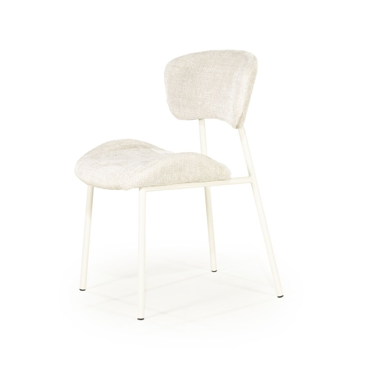 Esszimmerstuhl Dare Stoff beige Vierfußstuhl