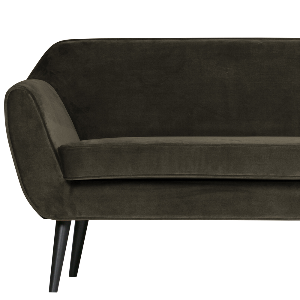 woood 4 Sitzer Sofa Rocco warmes grün B 230 cm Couch Garnitur Loungesofa Couchgarnitur