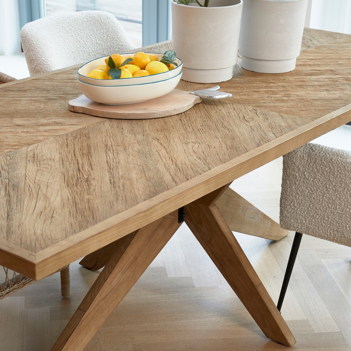 Rivièra Maison Esstisch PORTLAND Eichenholz 230 cm