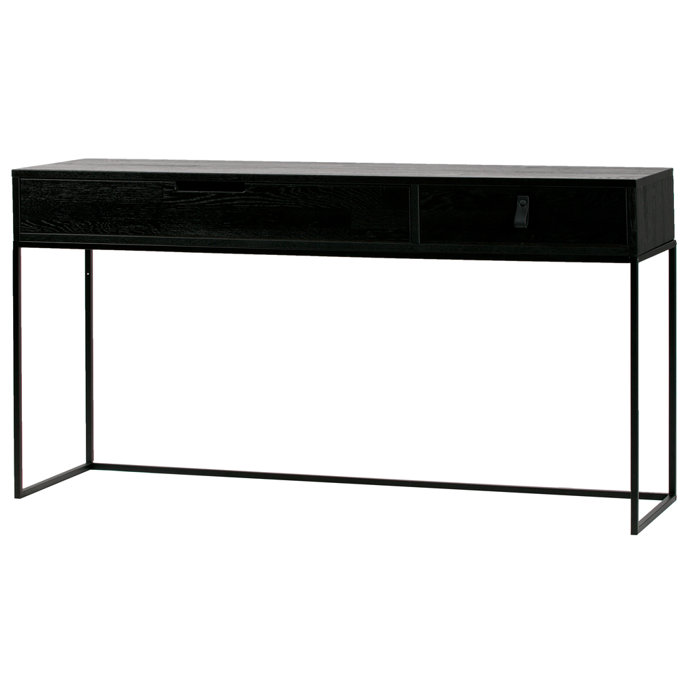 woood Konsolentisch Silas 140 cm Beistelltisch schwarz