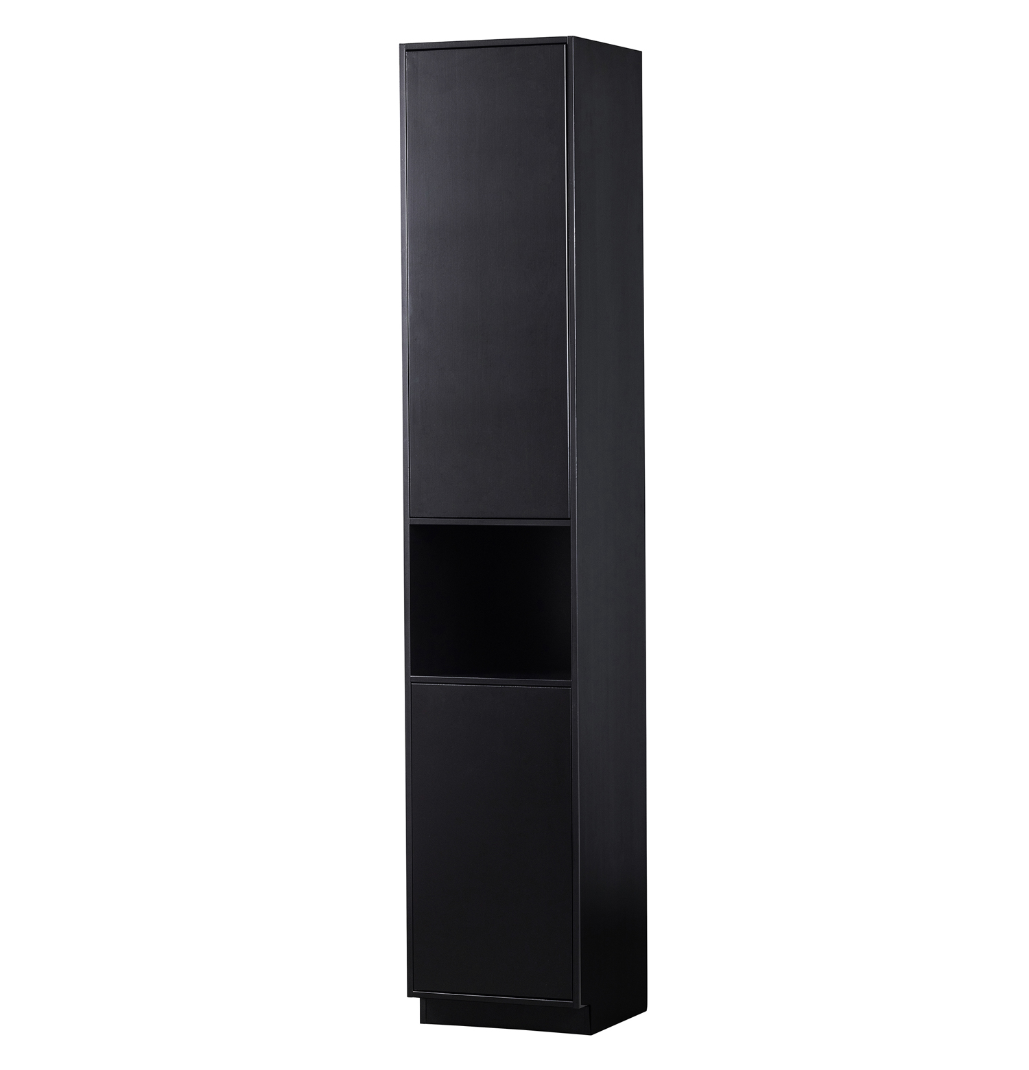 woood Schrank Finca H 210 cm Kiefer schwarz Küchenschrank