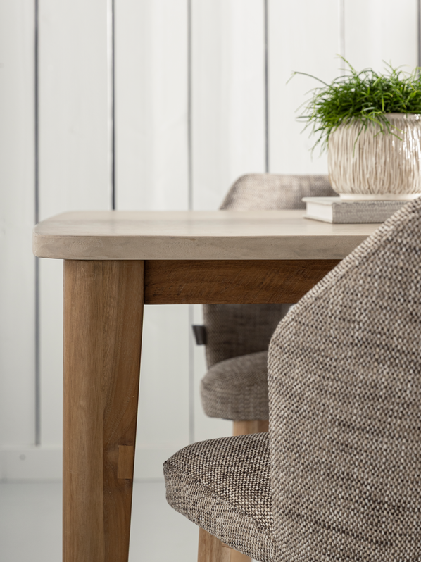 DTP Home Esstisch Bliss 225 x 100 cm Mortex recyceltes Teakholz