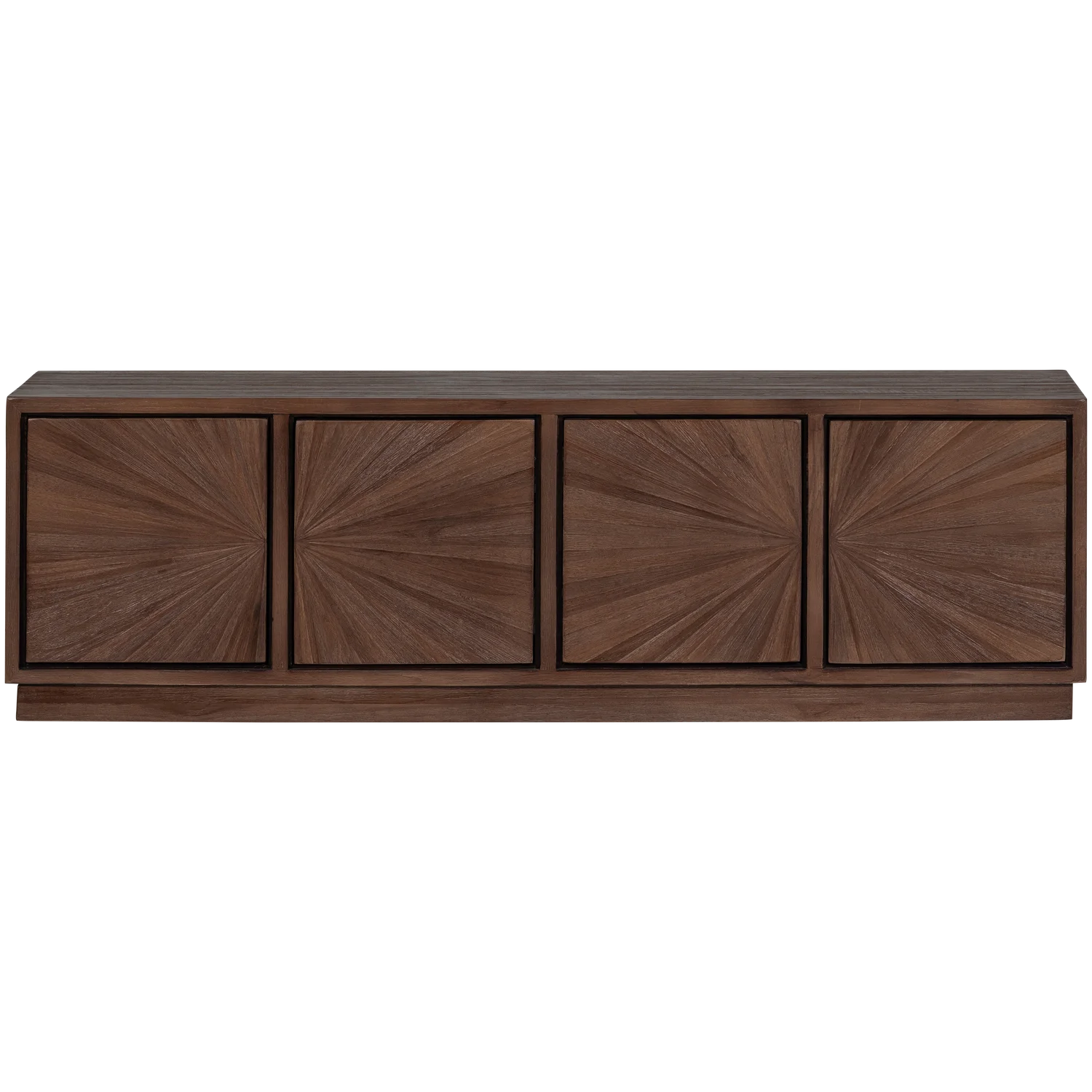 TV Möbel Lowboard SUN 150 cm  recyceltes Teakholz braun