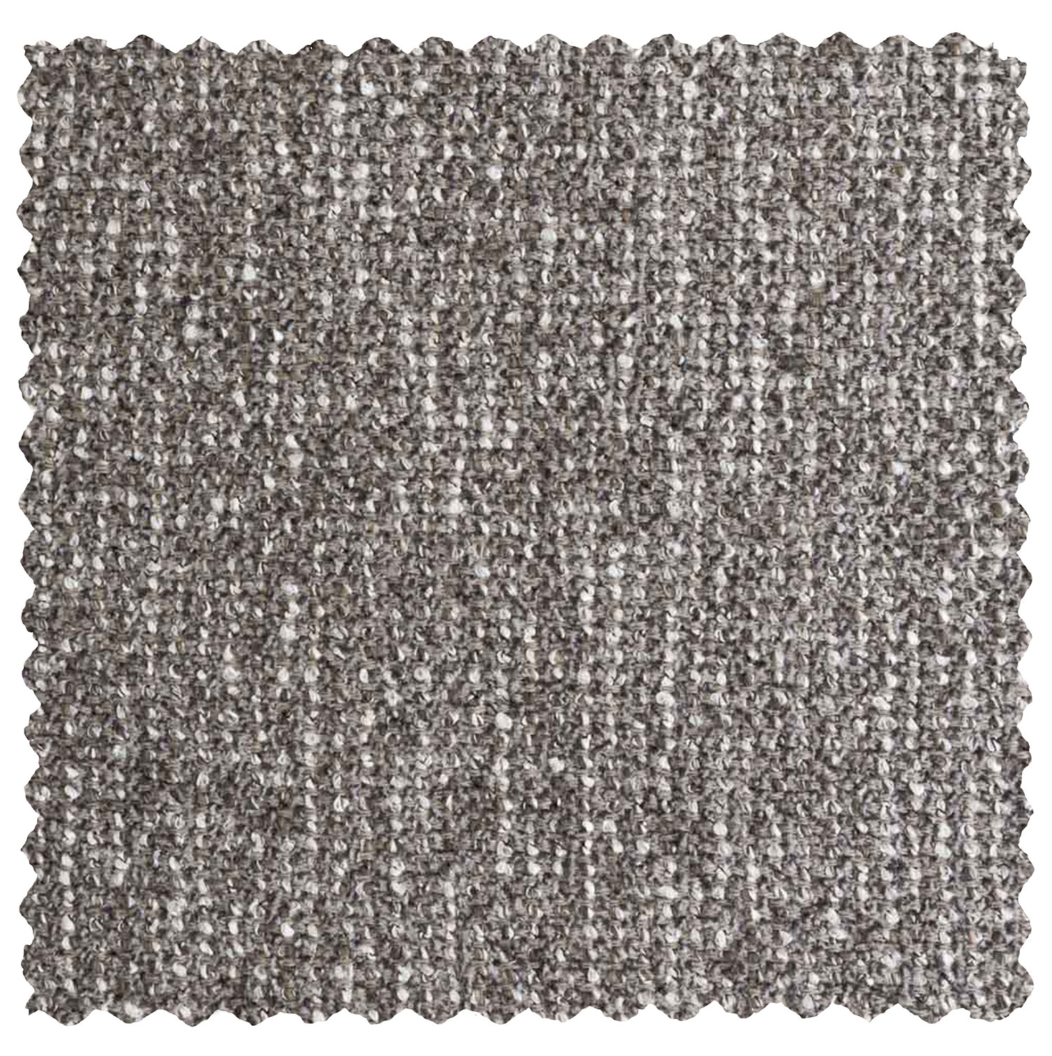 Eckgarnitur Sloping Chenille grau melange Ecksofa Longchair rechts