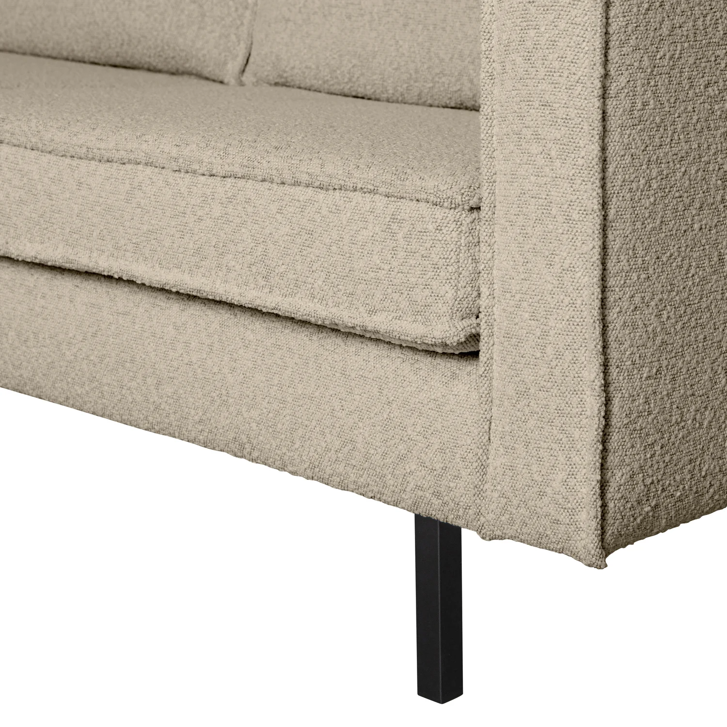 2,5 Sitzer Sofa RODEO Bouclé beige