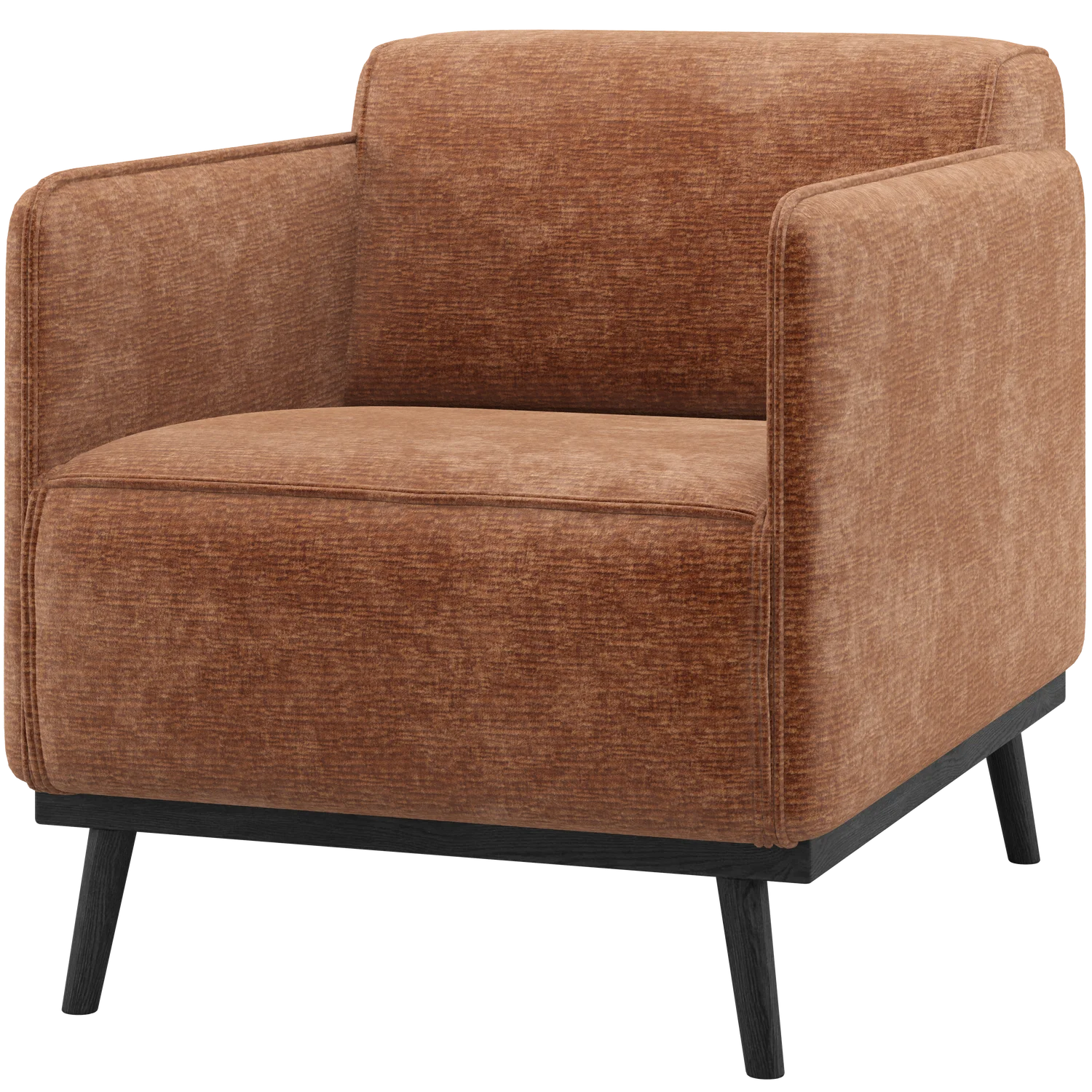 Armlehnsessel Statement Chenille-Samt terra Clubsessel Fernsehsessel