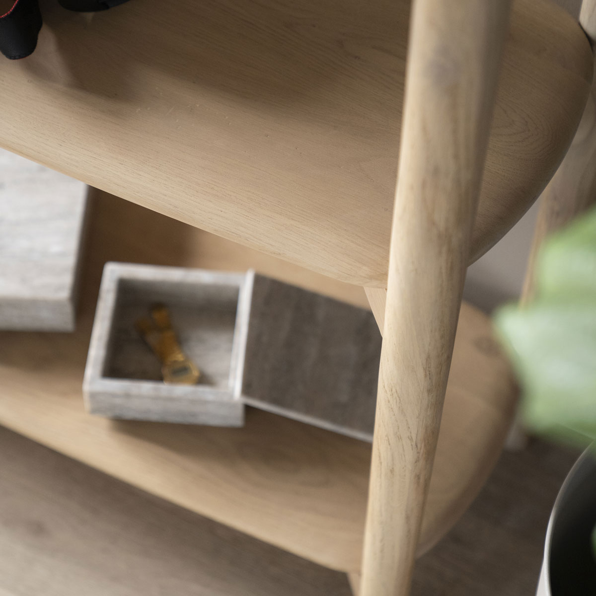 Bücherregal Selbu H 170 cm Eiche Massivholz Regal Schrank