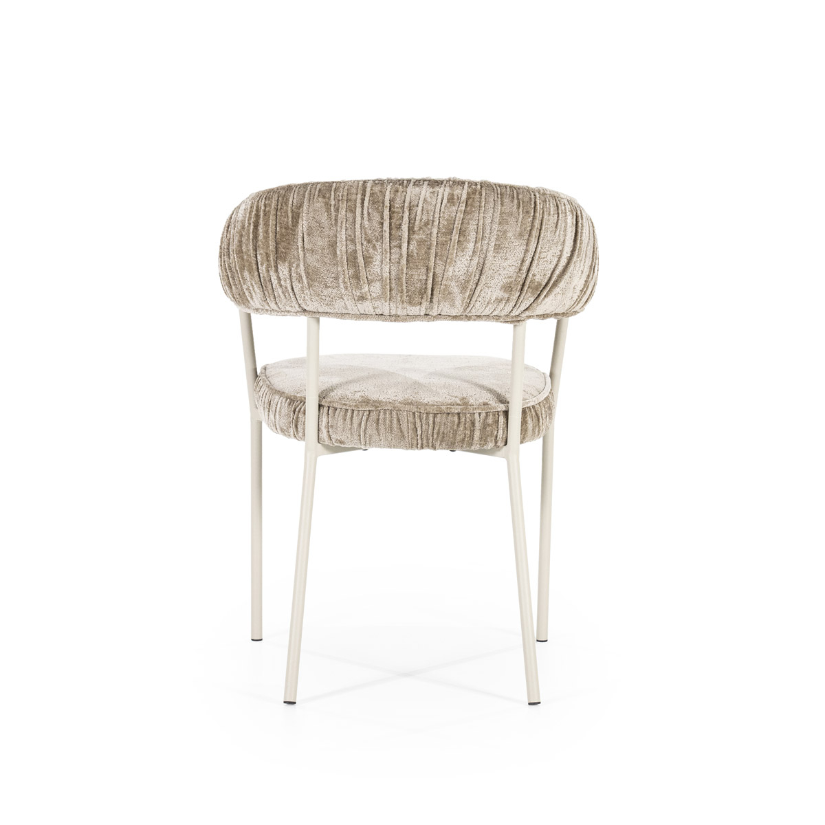 Esszimmerstuhl LIZZY taupe Stoff Femme