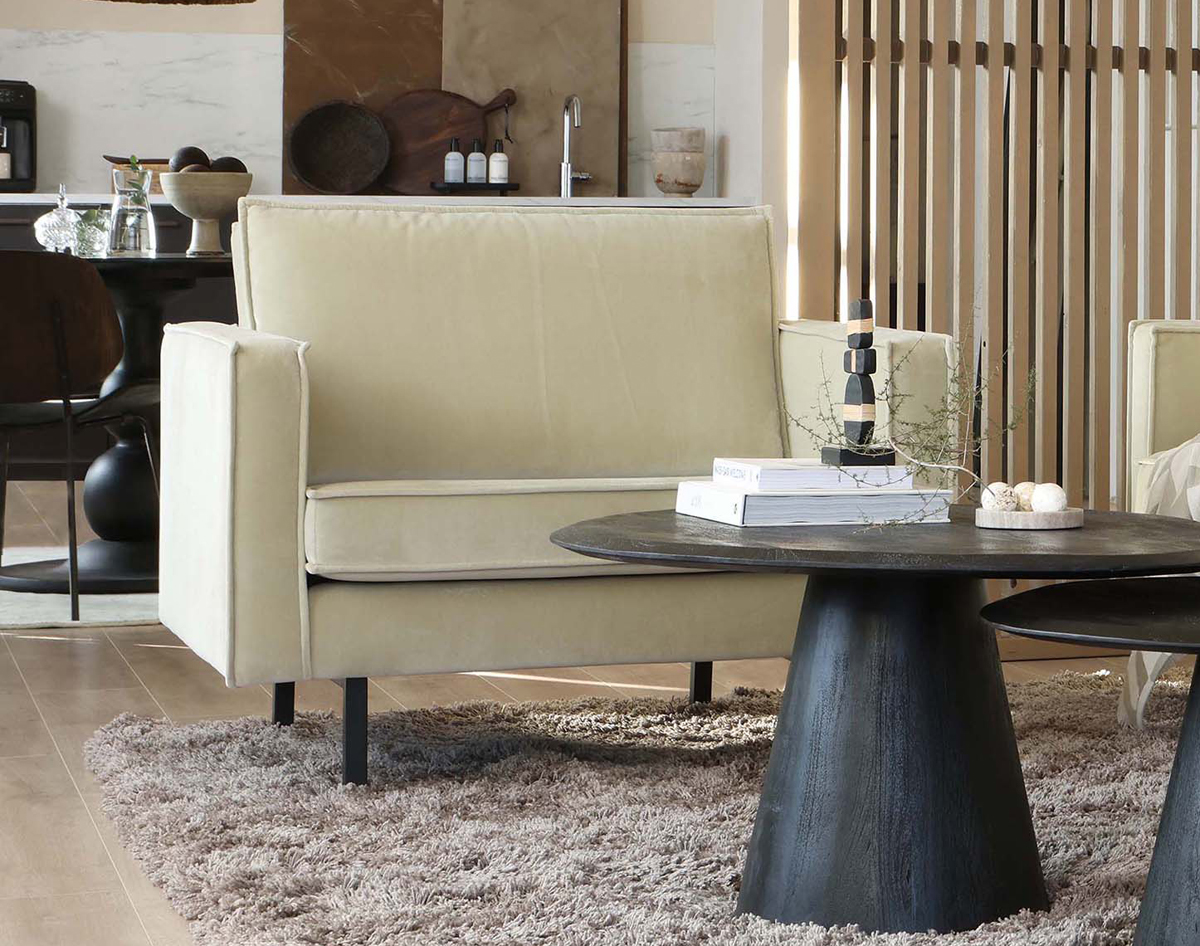 Lounge 1,5 Sitzer Sessel Rodeo Samt pistazie