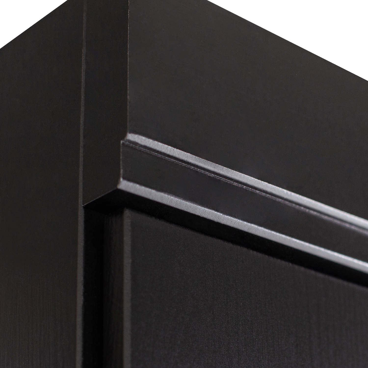 woood  Kleiderschrank Connect Kiefer schwarz Schrank