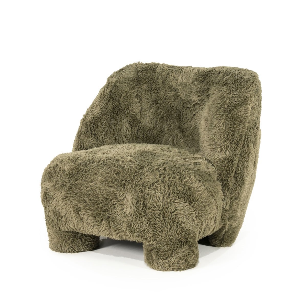 Sessel Samson Teddystoff grün Relaxsessel Fernsehsessel