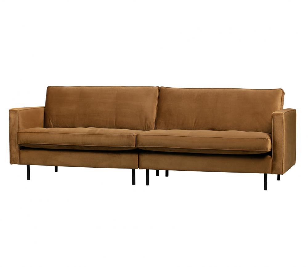 3 Sitzer Sofa Rodeo Samt Velvet honiggelb