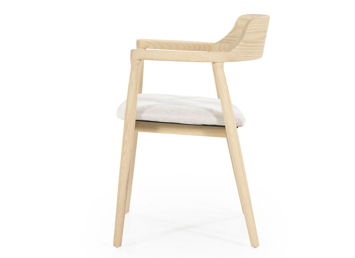 Esszimmerstuhl Stuhl Yorick Armlehnstuhl Esche Holz hellbraun